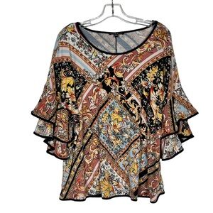 Cable & Gauge Woman Printed Floral Top